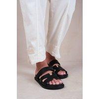 Where's That From Women's 'Adagio' Strappy Sandals in Black | Size: 8