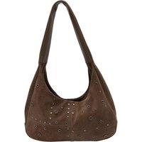 Lotus Women's 'Francina' Suede Handbag in Taupe