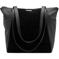 Lotus Women's 'Amelie' Leather & Suede Tote Shoulder Bag in Black