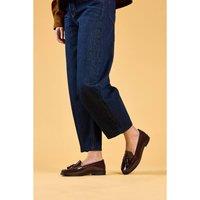 Hush Puppies Women's Connie Tassel Loafer in Aubergine | Size: 8
