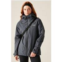 Regatta Women's Birchdale Waterproof Hooded Shell Jacket in Dark Grey | Size: 20
