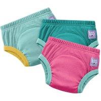 Bambino Mio NEW: 3 Pack Reusable Potty Training Pants - Elite Design in Baby Pink | Size: 3-4 Years