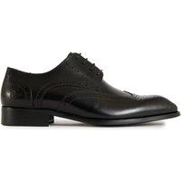 SIMON CARTER Men's Safi Brogue Shoes in Black | Size: 8