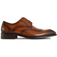 SIMON CARTER Men's Safi Brogue Shoes in Tan | Size: 9