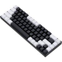 Living and Home 68-Key Compact Wired Mechanical Keyboard in Black