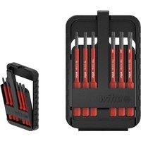 Wiha slimBit electric TORX Bit Set, 7 Piece in Red