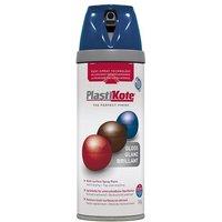 Plastikote 21112 400ml Premium Spray Paint Gloss - Royal Blue