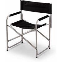 Oypla Folding Lightweight Outdoor Portable Directors Camping Chair in Black