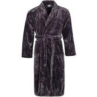Heat Holders Men's Soft Warm Dressing Gown in Silver | Size: XL
