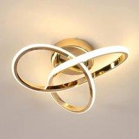 Pheashine Gold 30cm Clover LED Ceiling Light 30W 4500K Neutral Light Aluminum