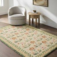 Livabliss Fairfax-Hand Tufted Green Beige Pink Wool Global Living Rug | Size: 200 cm x 275 cm