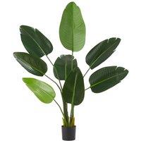 tectake Artificial Bird Of Paradise Tree Tropic, Lifelike in Green | Size: 160 cm