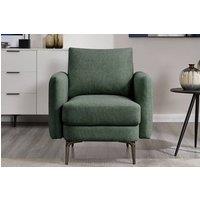 More4Homes Sofia 1 Seater Fabric Sofa in Green