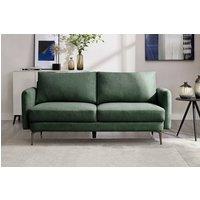 More4Homes Sofia 3 Seater Fabric Sofa in Green
