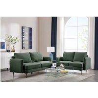 More4Homes Sofia 2+3 Seater Fabric Sofa Set in Green