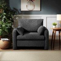 Artemis Home Shorewood Fabric Armchair in Charcoal