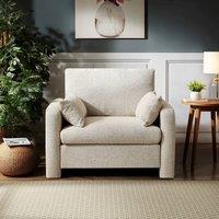 Artemis Home Shorewood Fabric Armchair in Light Beige
