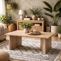 Wyld Haus Naestved Sonoma Oak Coffee Table Natural Oak Look