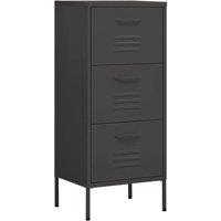 Berkfield Home Storage Cabinet Anthracite 42.5x35x101.5 cm Steel in Dark Grey