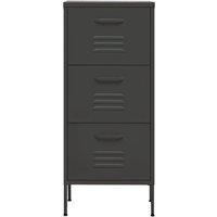 Berkfield Home Storage Cabinet Anthracite 42.5x35x101.5 cm Steel in Dark Grey