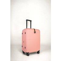 JLY Premium Medium Expandable 100% Makrolon PC Hard Shell Suitcase in Peach