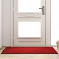 Berkfield Home Rectangular Red Door Mat 90x150 cm | Size: Medium