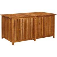 Berkfield Home Garden Storage Box 150x80x75 cm Solid Acacia Wood in Brown | Size: 150 x 80 x 75 cm
