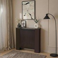 OHS Ribbed Small Radiator Cover Slatted Engineered Wood