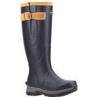 Cotswold 'Stratus' Plain Rubber Wellington Boots in Black | Size: 12