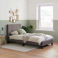 Birlea Bed Frame & Mattress Grey Fabric Sleepsoul Paris | Size: Small Double