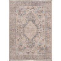 Kukoon Machine Washable Natural Jute Blend Traditional Beige Area Rug | Size: 280 cm x 380 cm