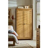 Julian Bowen Marlborough 2 Door Wardrobe with Shelf in Natural