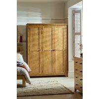 Julian Bowen Marlborough 3 Door Wardrobe with Shelf in Natural