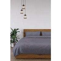 Panda London 100% Bamboo Complete Bedding Set in Dark Grey | Size: Single