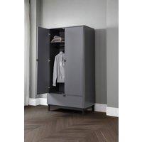 Julian Bowen Chlo 2 Door 1 Drawer Wardrobe in Grey