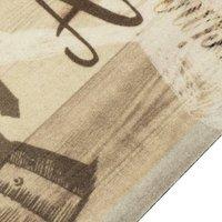 Berkfield Home Kitchen Rug Washable Coffee Brown 60x300 cm Velvet