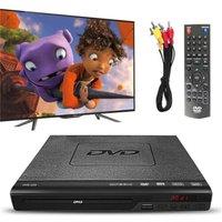 SPETLEK DVD Player with USB Stick Support Multi Region CD VCD MP3 in Black
