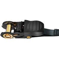 SPETLEK Ratchet Straps Tie Down 4x 25mm with Hook 5m in Black | Size: 100g
