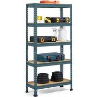 Kelvenix 5 Tiers Heavy Duty Garage Storage 70x30x150cmLxWxH) in Blue | Size: 10000mm x 520mm