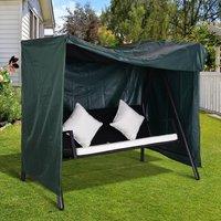 EONLION Garden Furniture Protector Patio Swing Chair Cover in Green | Size: 100 cm