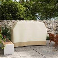 EONLION Barbecue Covers Waterproof UV Protection in Beige | Size: 100 cm