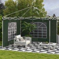 EONLION Pop Up Gazebo Side Panels Replacement in Green | Size: 100 cm