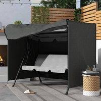 EONLION Garden Furniture Protector Patio Swing Chair Cover in Grey | Size: 100 cm
