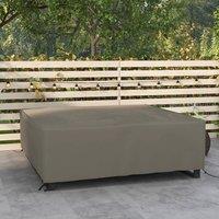 EONLION Large Garden Set Square Cover Outdoor in Grey | Size: 100 cm