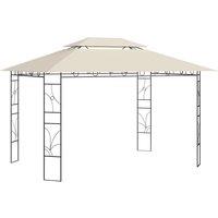 Berkfield Home Gazebo 4x3x2.7 m Cream 160 g/m in Beige