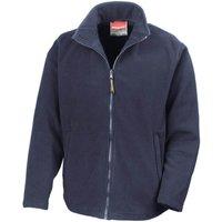Result Men's High Grade Microfleece Horizon Showerproof Breathable Jacket in Navy | Size: Small