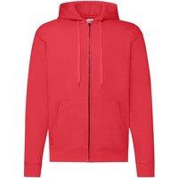 Fruit of the Loom Men's Classic Hoodie in Red | Size: Large