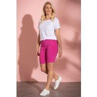 Klass. Women's Pull On Stretch Shorts in Magenta | Size: 22