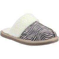 Hush Puppies Women's 'Arianna' Suede Mule Slippers in Black | Size: 3