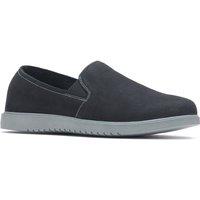 Hush Puppies Women's 'Everyday' Smooth Leather Slip On Shoes in Black | Size: 4